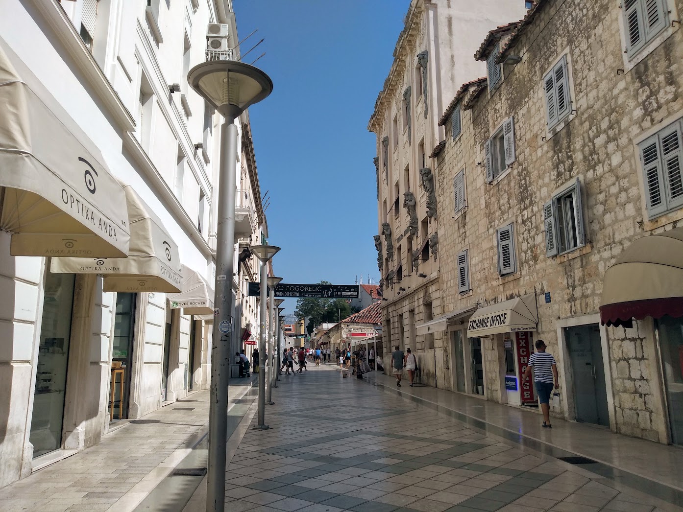 Boulevard in Split, Croatia