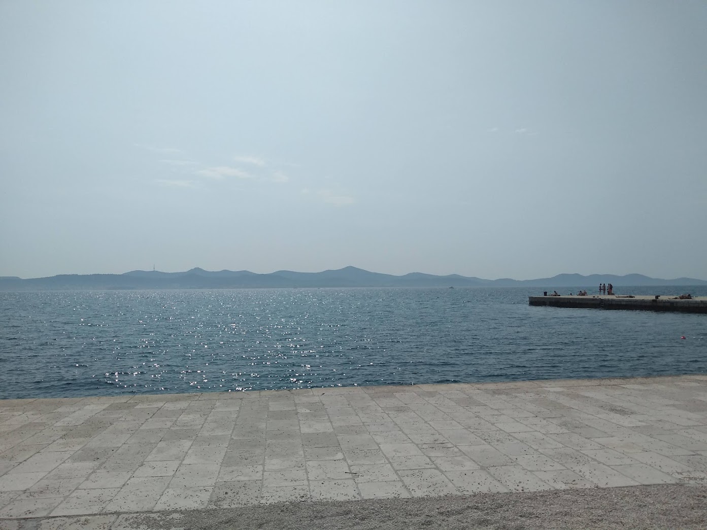 View from the Sea Organ, Zadar, Croatia