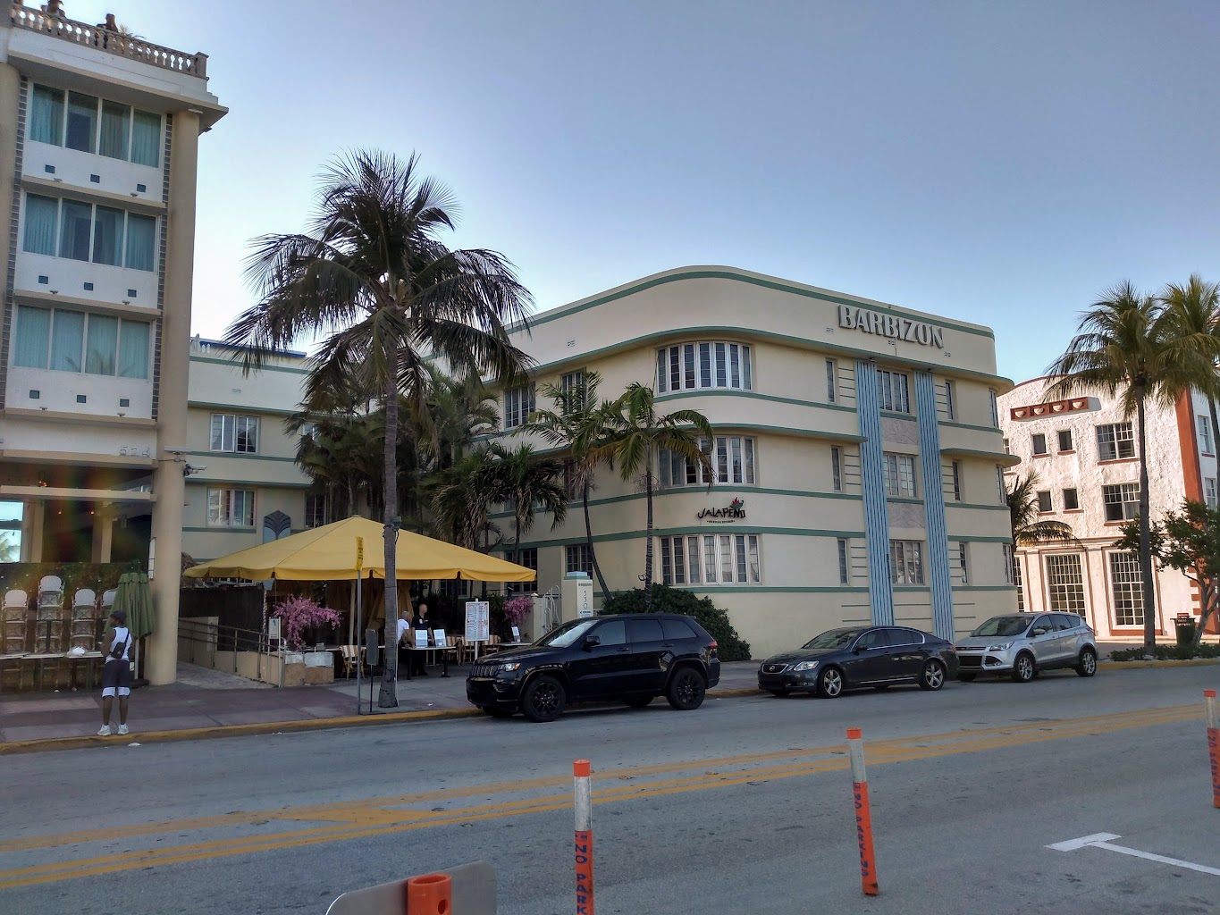 The art deco Barbizon Hotel on Miami Beach, Florida