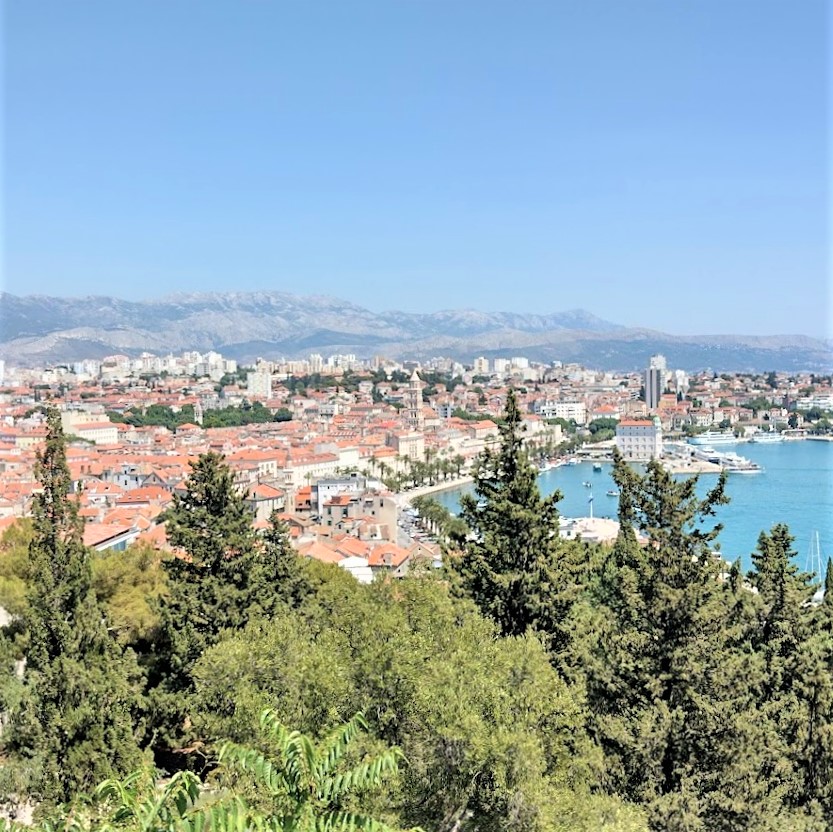 Skyline of Split, Croatia