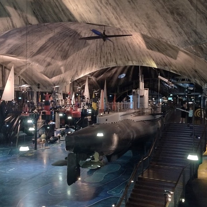 Inside the Seaplane Museum, Tallinn, Estonia