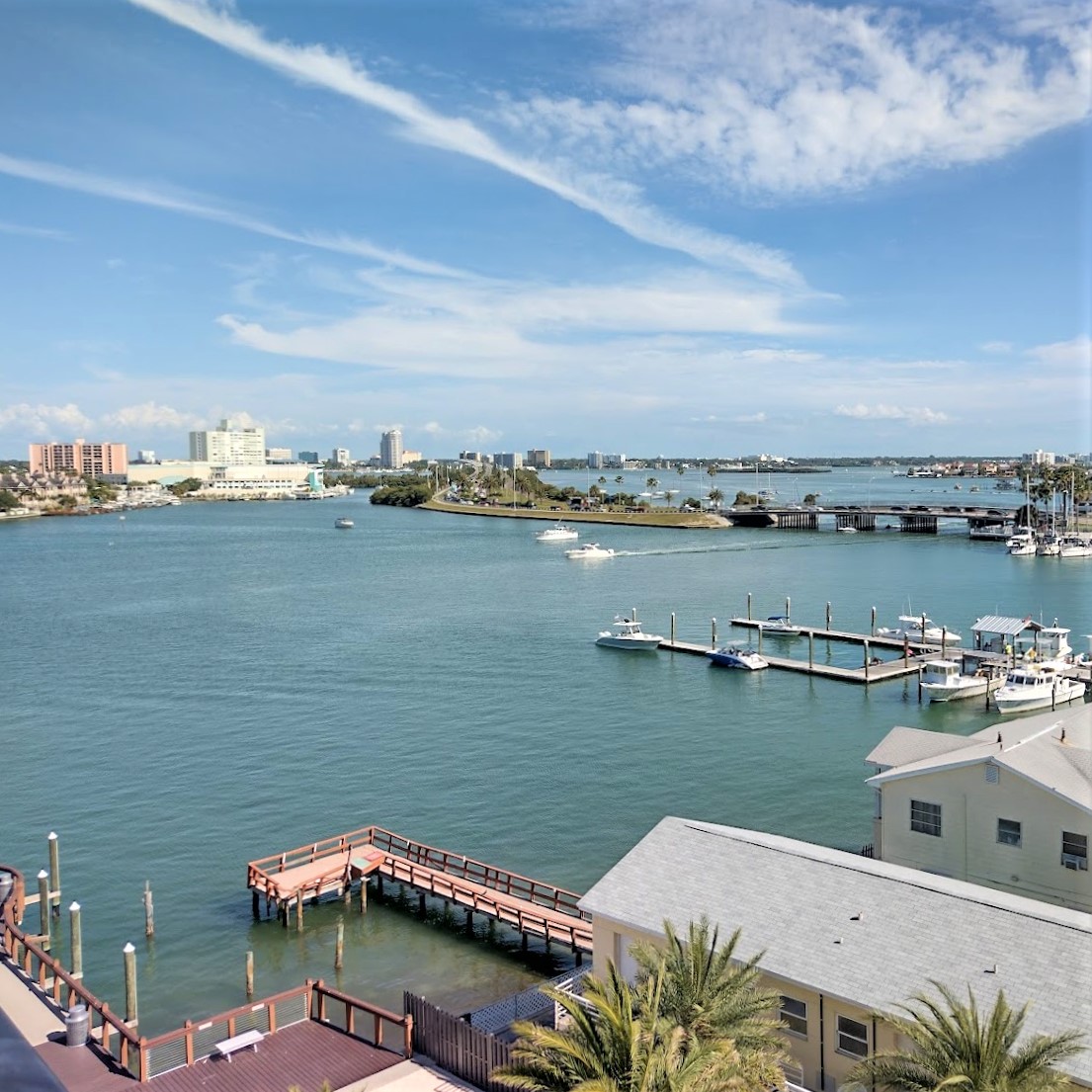 A bay at Clearwater Beach, Florida