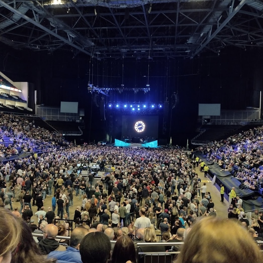 Inside the O2 Arena, London