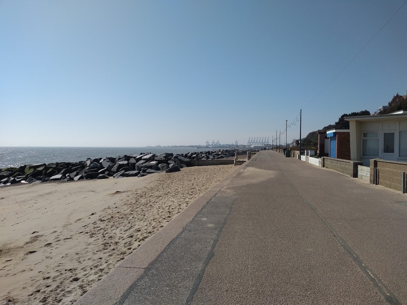 Felixstowe beach, Suffolk